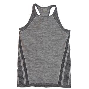 Athleta Tank Top Medium Racerback Heather Gray Athletic Workout Yoga Shirt